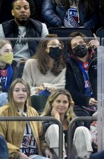 ZENDAYA at Detroit Red Wings vs New York Rangers Game in New York 02/17/2022