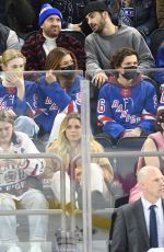 ZENDAYA at Detroit Red Wings vs New York Rangers Game in New York 02/17/2022