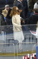 ZENDAYA at Detroit Red Wings vs New York Rangers Game in New York 02/17/2022