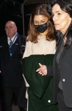 ZENDAYA Leaves Madison Square Garden in New York 02/17/2022