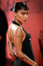 ZOE KRAVITZ at The Batman Premiere in London 02/23/2022
