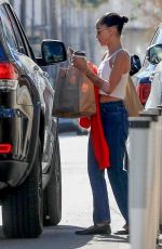 ZOE KRAVITZ Out for Lunch at Croft Alley in Beverly Hills 02/09/2022