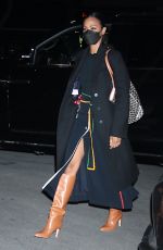 ZOE SALDANA Filming Shutterbugs with Her Phone in New York 02/08/2022