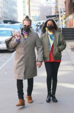 ZOE SALDANA Leaves Bubby