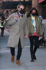 ZOE SALDANA Leaves Bubby