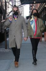 ZOE SALDANA Leaves Bubby