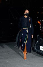 ZOE SALDANA Night Out in New York 02/08/2022