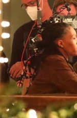 ZOEY DEUTCH and JAVICIA LESLIE on the Set of Something From Tiffany