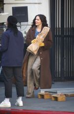 ZOEY DEUTCH on the Set of Something from Tiffany