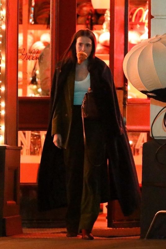 ZOEY DEUTCH on the Set of Something from Tiffany
