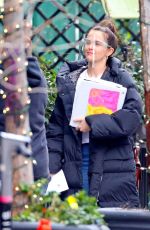 ZOEY DEUTCH on the Set of Something from Tiffany