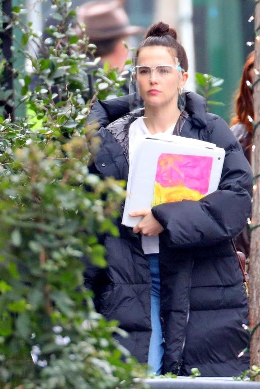 ZOEY DEUTCH on the Set of Something from Tiffany