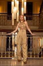 ABIGAIL COWE at a Photoshoot at Milan Fashion Week, February 2022