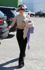 ADDISON RAE Arrives at AM Pilates Class in West Hollywod 03/11/2022