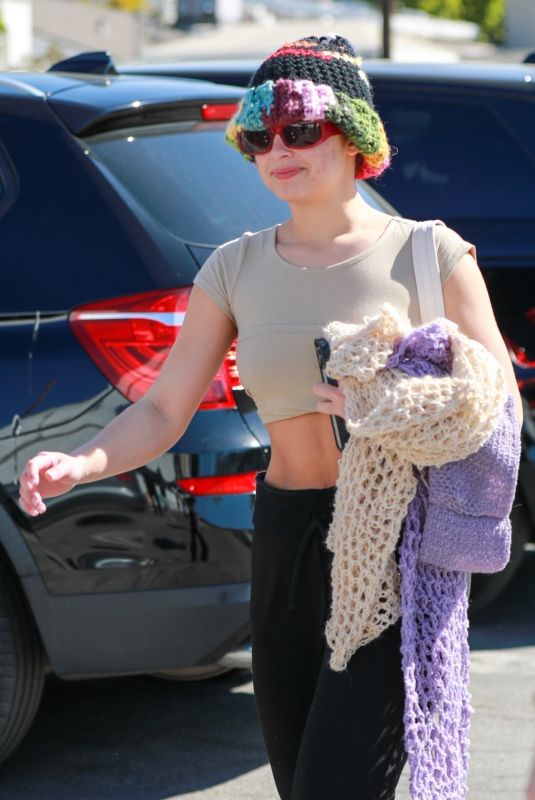 ADDISON RAE Arrives at AM Pilates Class in West Hollywod 03/11/2022