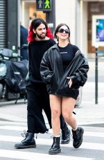 ADDISON RAE Out at Champs-Elysees and Montaigne in Paris 03/05/2022