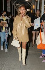 ADRIENNE BAILON Arrives for Dinner at Polo Bar in New York 03/23/2022