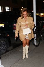 ADRIENNE BAILON Arrives for Dinner at Polo Bar in New York 03/23/2022