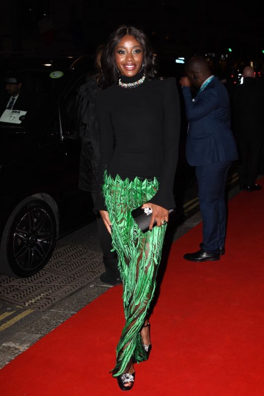 AJ ODUDU Arrives at BAFTA Nominations Party in London 03/12/2022