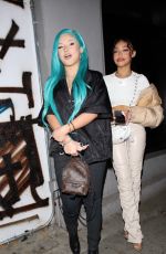 ALABAMA BARKER and JODIE WOODS Out for Dinner at Craig