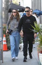 ALESSANDRA AMBROSIO and Richard Lee Out in Beverly Hills 03/06/2022