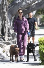 ALESSANDRA AMBROSIO and Richard Out with Their Dogs in Brentwood 03/19/2022