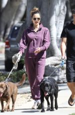 ALESSANDRA AMBROSIO and Richard Out with Their Dogs in Brentwood 03/19/2022