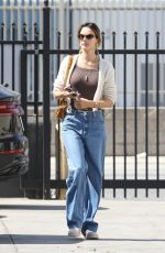 ALESSANDRA AMBROSIO Arrives at a Photoshoot in Los Angeles 03/10/2022