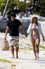 ALESSANDRA AMBROSIO in Bikini and Richard Lee on Vacation in St.Barths 02/24/2022