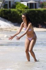 ALESSANDRA AMBROSIO in Bikini and Richard Lee on Vacation in St.Barths 02/24/2022