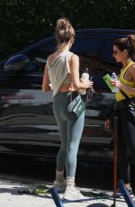 ALESSANDRA AMBROSIO Leaves a Gym in West Hollywood 03/15/2022