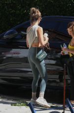 ALESSANDRA AMBROSIO Leaves a Gym in West Hollywood 03/15/2022