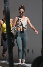 ALESSANDRA AMBROSIO Leaves a Gym in West Hollywood 03/15/2022