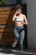 ALESSANDRA AMBROSIO Leaves Workout in West Hollywood 03/15/2022
