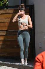 ALESSANDRA AMBROSIO Leaves Workout in West Hollywood 03/15/2022