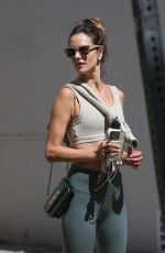 ALESSANDRA AMBROSIO Leaves Workout in West Hollywood 03/15/2022