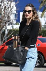 ALESSANDRA AMBROSIO Out and About in Beverly Hills 03/07/2022