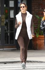 ALESSANDRA AMBROSIO Out for Coffee in Brentwood 03/04/2022