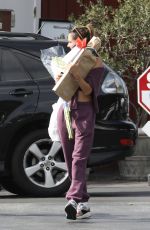 ALESSANDRA AMBROSIO Out for Flowers in Brentwood 03/19/2022