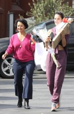 ALESSANDRA AMBROSIO Out for Flowers in Brentwood 03/19/2022