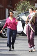 ALESSANDRA AMBROSIO Out for Flowers in Brentwood 03/19/2022