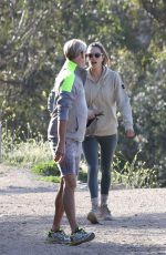 ALESSANDRA AMBROSIO Out Hiking in Malibu 03/16/2022