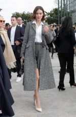 ALEXA CHUNG Leaves Dior Fashion Show at PFW in Paris 03/01/2022