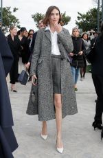 ALEXA CHUNG Leaves Dior Fashion Show at PFW in Paris 03/01/2022