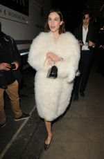 ALEXA CHUNG Night Out in London 03/10/2022