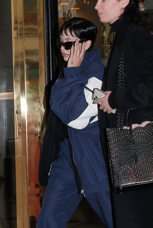 ALEXA DEMIE Leaves Her Hotel in Paris 03/03/2022