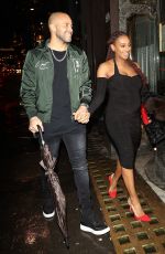 ALEXANDRA BURKE and Darren Randolf Night Out in London 03/18/2022