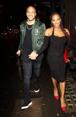ALEXANDRA BURKE and Darren Randolf Night Out in London 03/18/2022