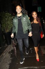 ALEXANDRA BURKE and Darren Randolf Night Out in London 03/18/2022