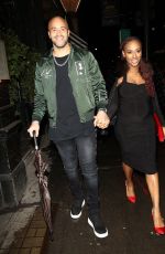 ALEXANDRA BURKE and Darren Randolf Night Out in London 03/18/2022
